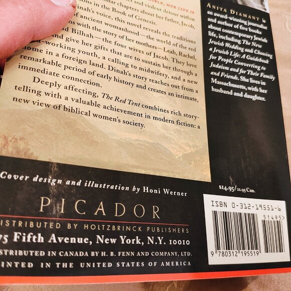 The Red Tent by Anita Diamant, Paperback, Used - Picture 8 of 11